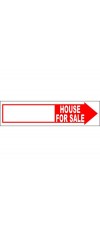 House for Sale Directional Arrow